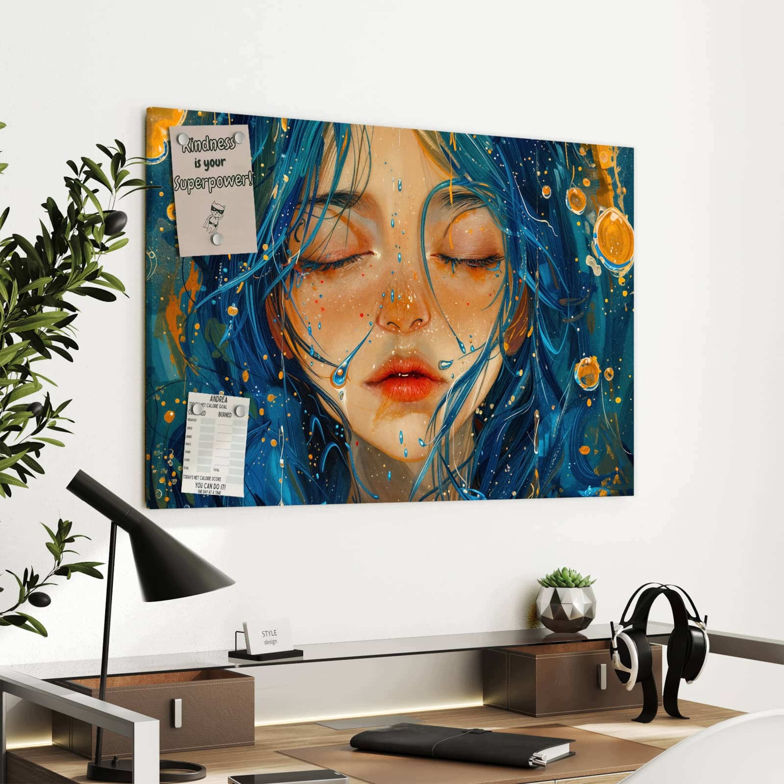 Magnetická tabule – obraz na zeď Snová iluze | 90 × 60 cm