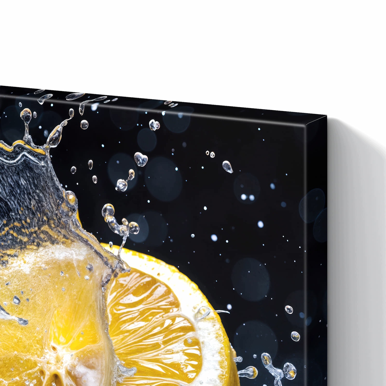Magnetická tabule – obraz na zeď Cákance citronu | 90 × 60 cm