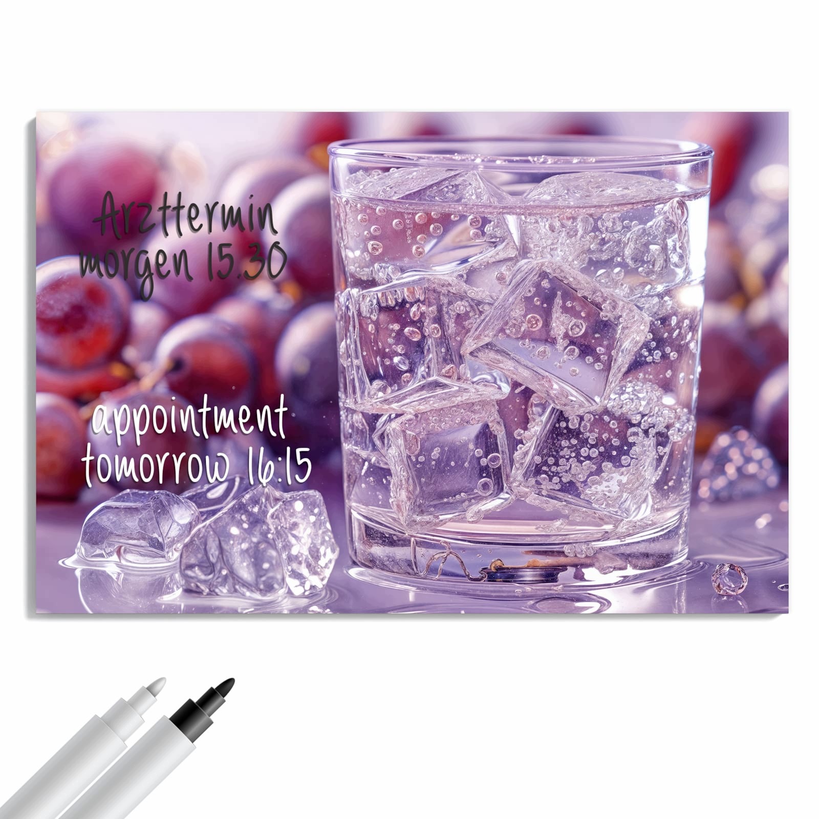 Magnetická tabule – obraz na zeď Mražený hroznový nápoj | 60 × 40 cm