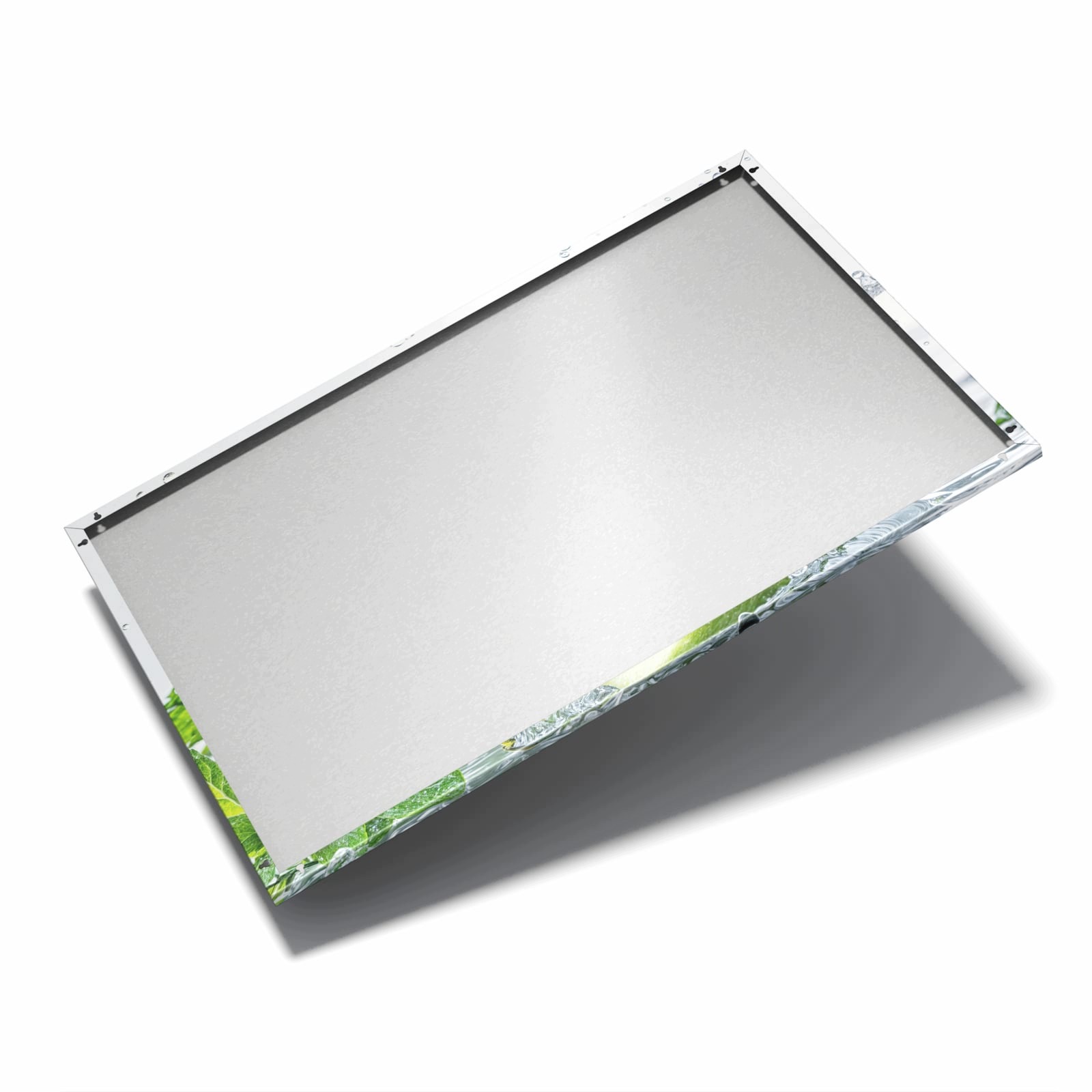 Magnetická tabule – obraz na zeď Stříkající jablko s mátou | 60 × 40 cm