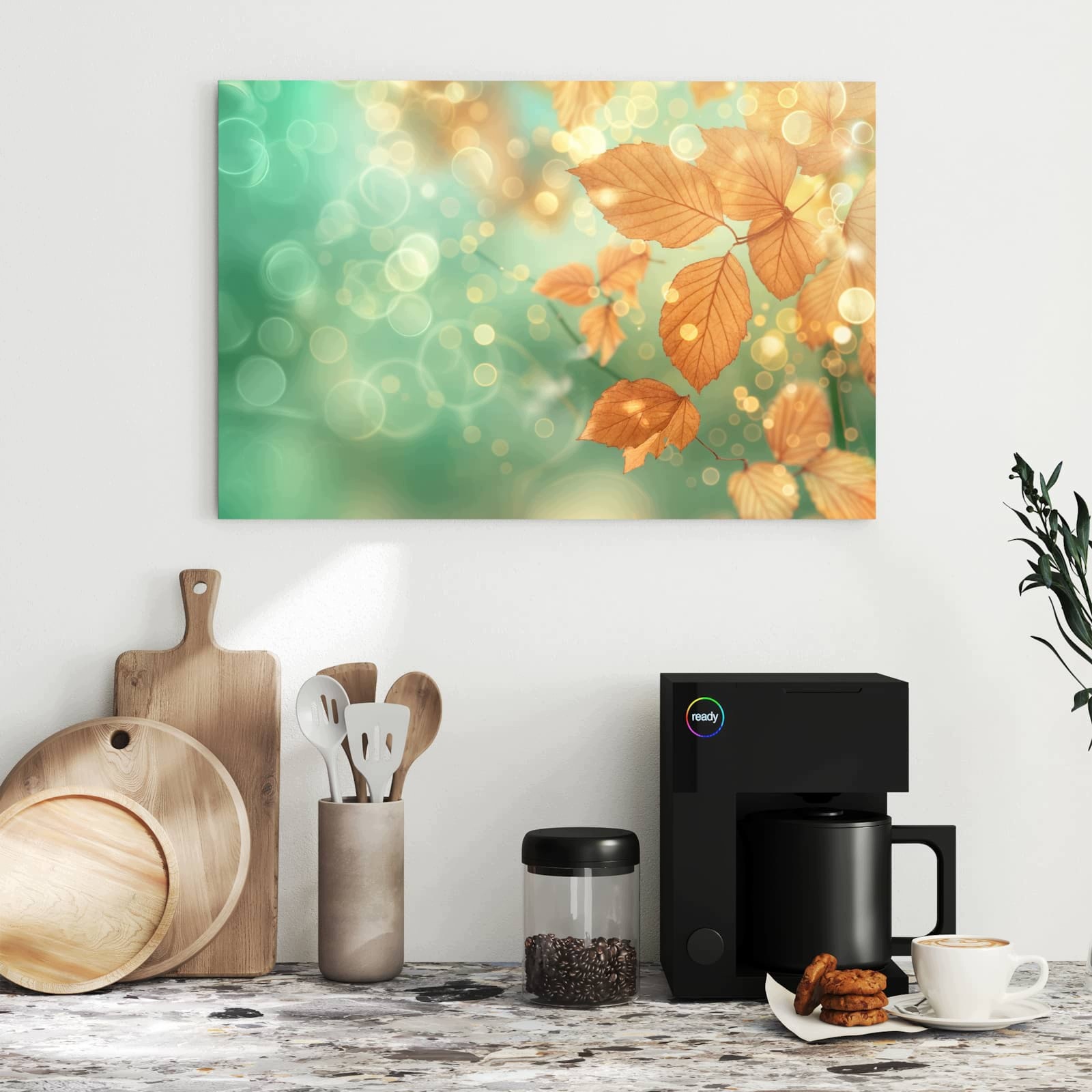 Magnetická tabule – obraz na zeď Podzimní listy – motiv 1 | 60 × 40 cm