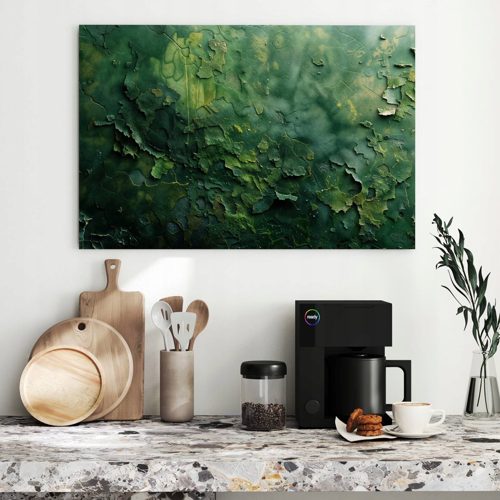 Magnetická tabule – obraz na zeď Zvětralý povrch dřeva | 90 × 60 cm