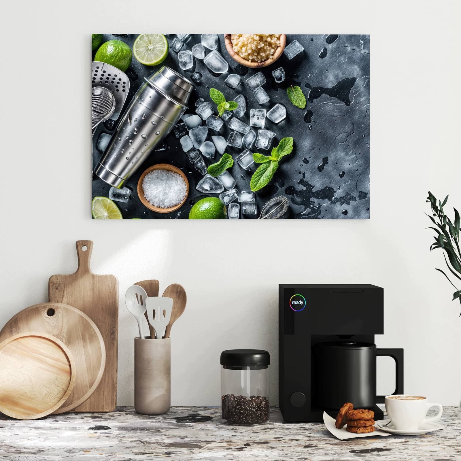 Magnetická tabule – obraz na zeď Ingredience na koktejl | 60 × 40 cm