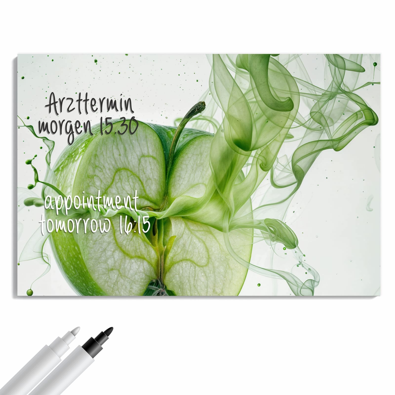 Magnetická tabule – obraz na zeď Rozkrojené jablko | 60 × 40 cm