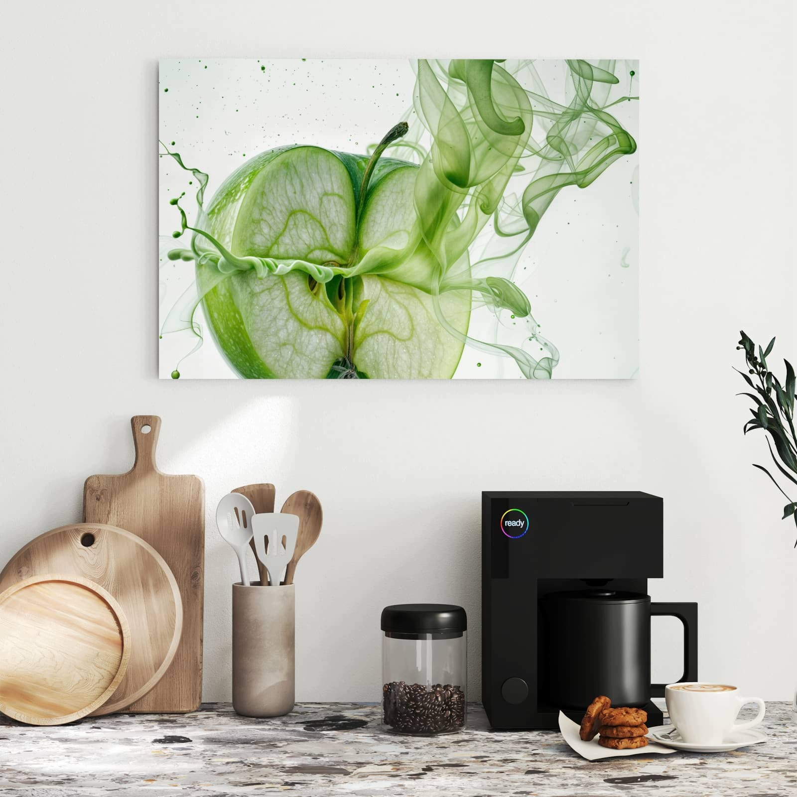Magnetická tabule – obraz na zeď Rozkrojené jablko | 60 × 40 cm