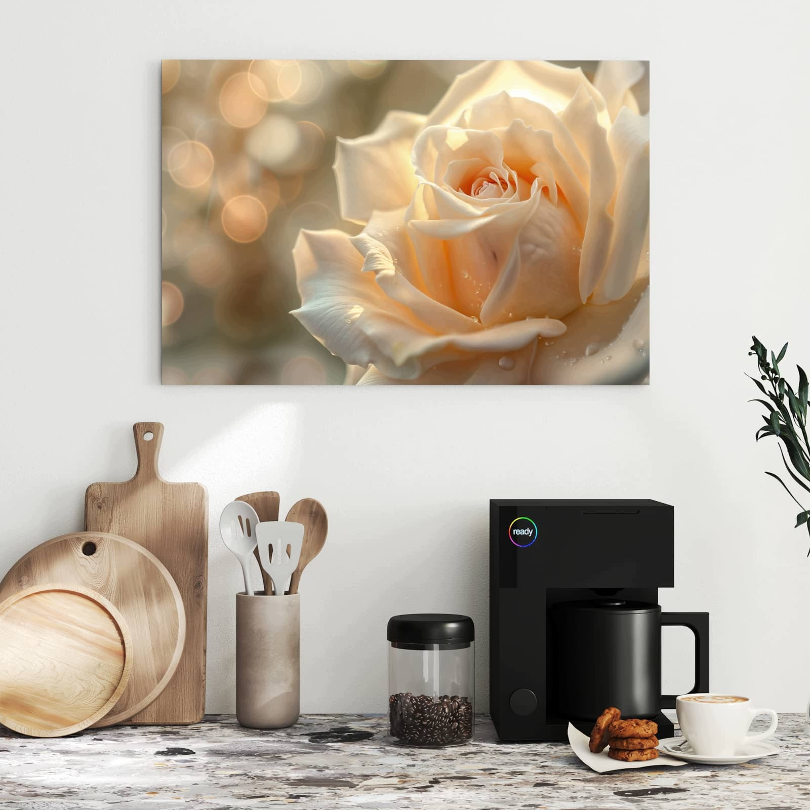 Magnetická tabule – obraz na zeď Elegantní růže – motiv 1 | 60 × 40 cm