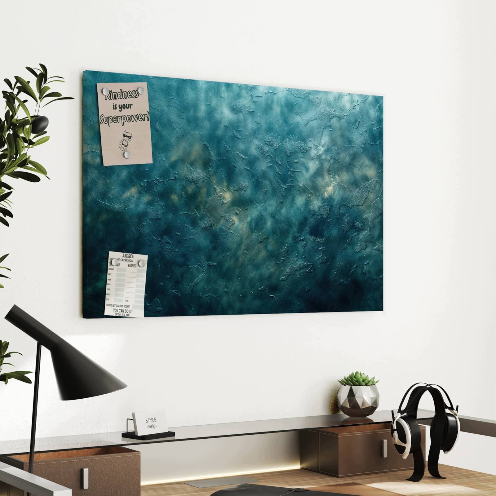 Magnetická tabule – obraz na zeď Texturovaná stěna | 60 × 40 cm