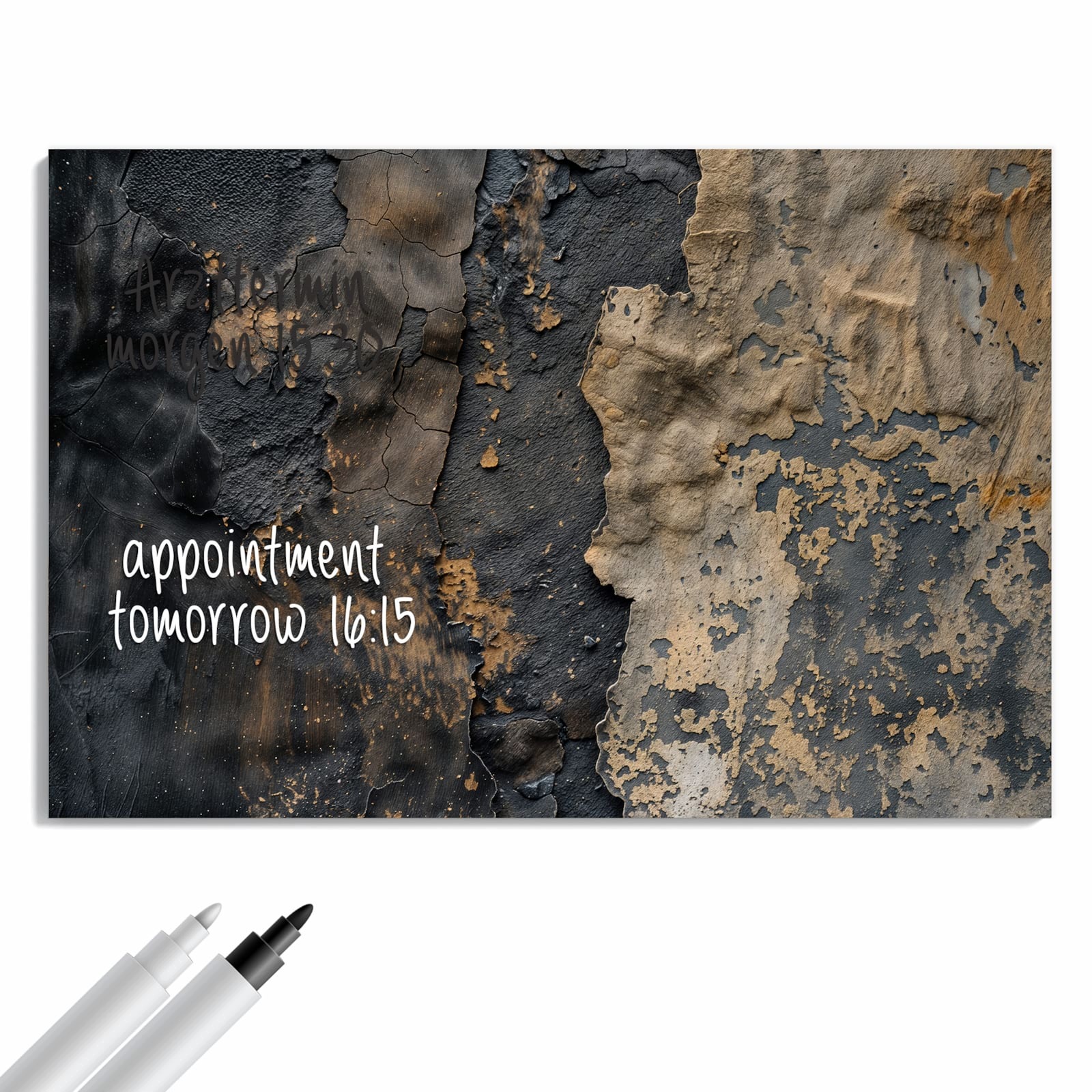 Magnetická tabule – obraz na zeď Odlupující se barva – motiv 1 | 60 × 40 cm