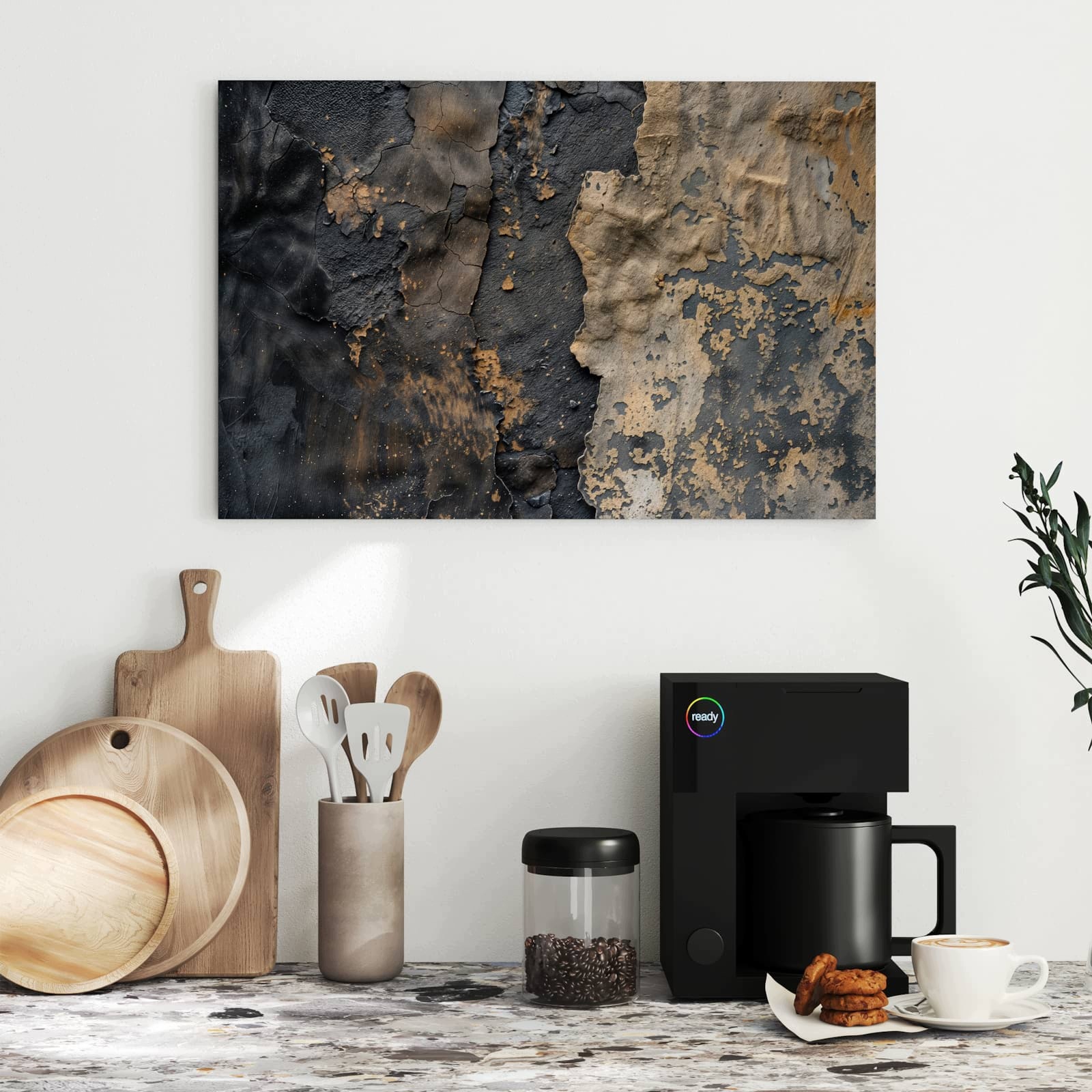 Magnetická tabule – obraz na zeď Odlupující se barva – motiv 1 | 60 × 40 cm