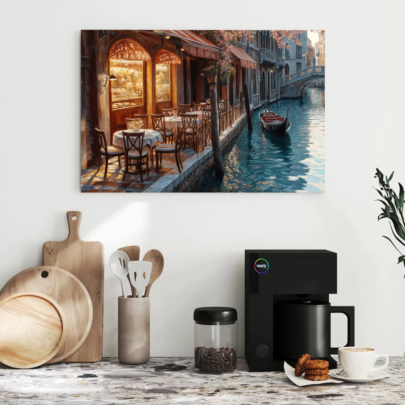 Magnetická tabule – obraz na zeď Západ slunce Benátky | 60 × 40 cm