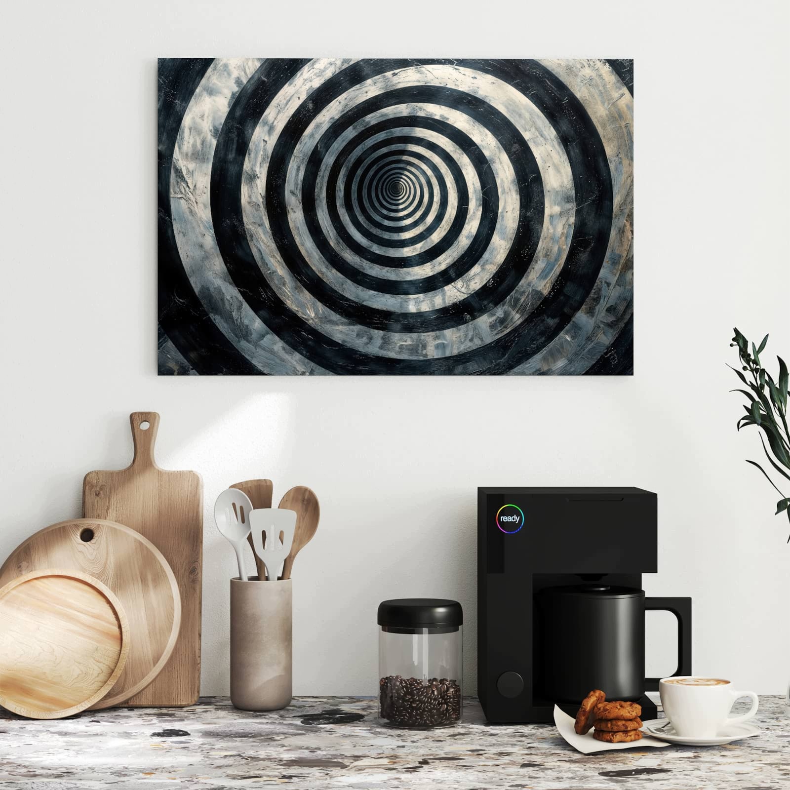 Magnetická tabule – obraz na zeď Hypnotizující spirála | 60 × 40 cm