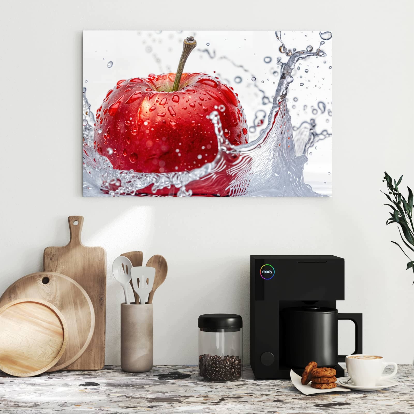 Magnetická tabule – obraz na zeď Stříkající jablko | 60 × 40 cm