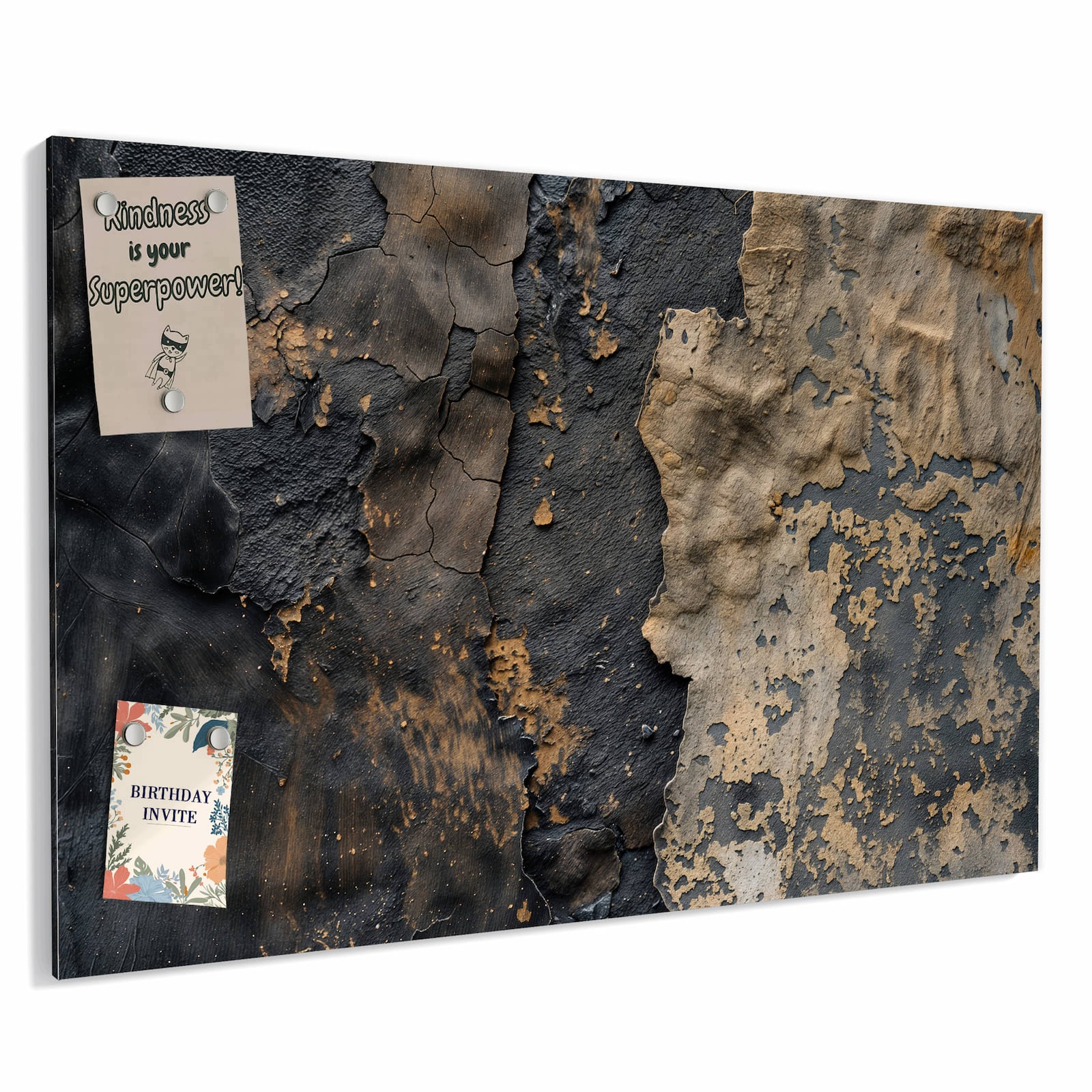 Magnetická tabule – obraz na zeď Odlupující se barva – motiv 1 | 90 × 60 cm