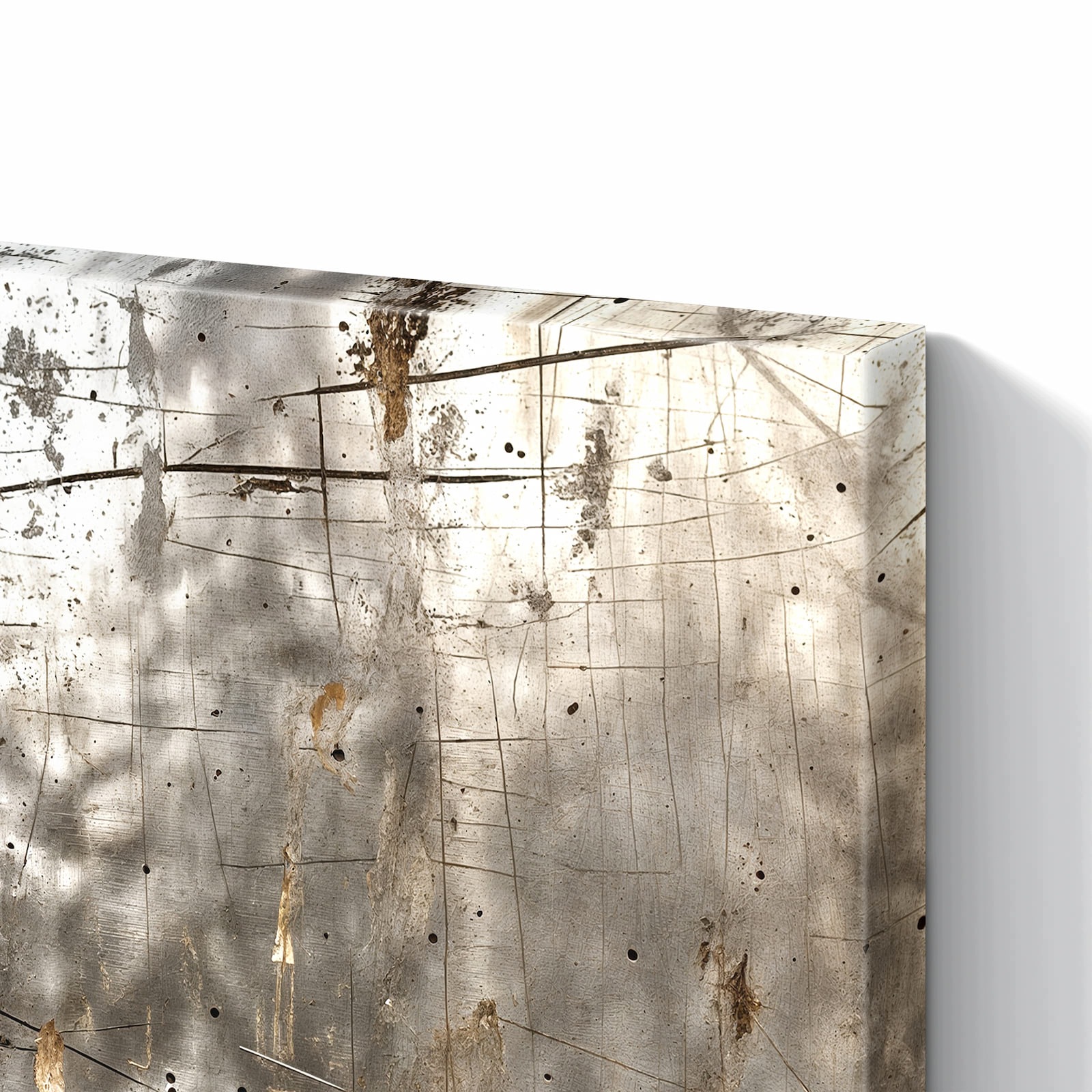 Magnetická tabule – obraz na zeď Kovová textura se škrábanci | 90 × 60 cm