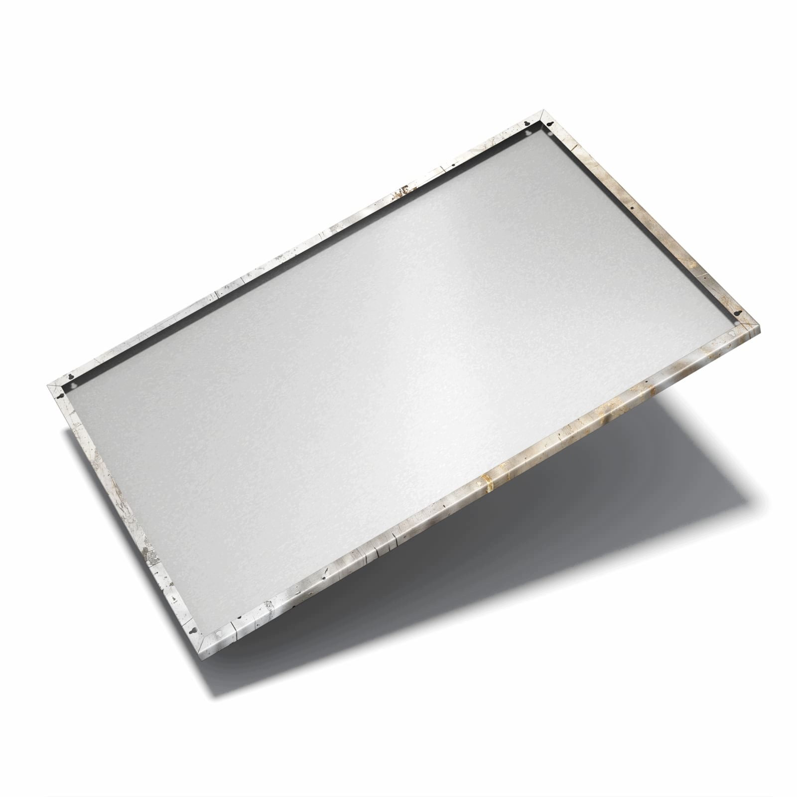 Magnetická tabule – obraz na zeď Kovová textura se škrábanci | 90 × 60 cm
