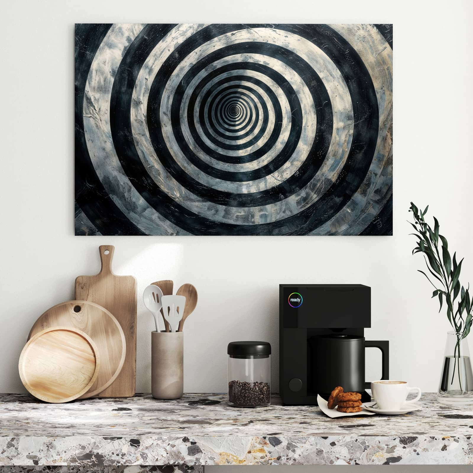 Magnetická tabule – obraz na zeď Hypnotizující spirála | 90 × 60 cm