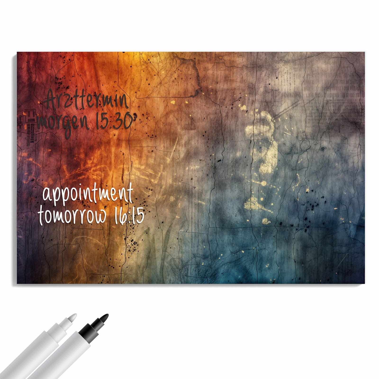 Magnetická tabule – obraz na zeď Abstraktní paleta barev | 60 × 40 cm