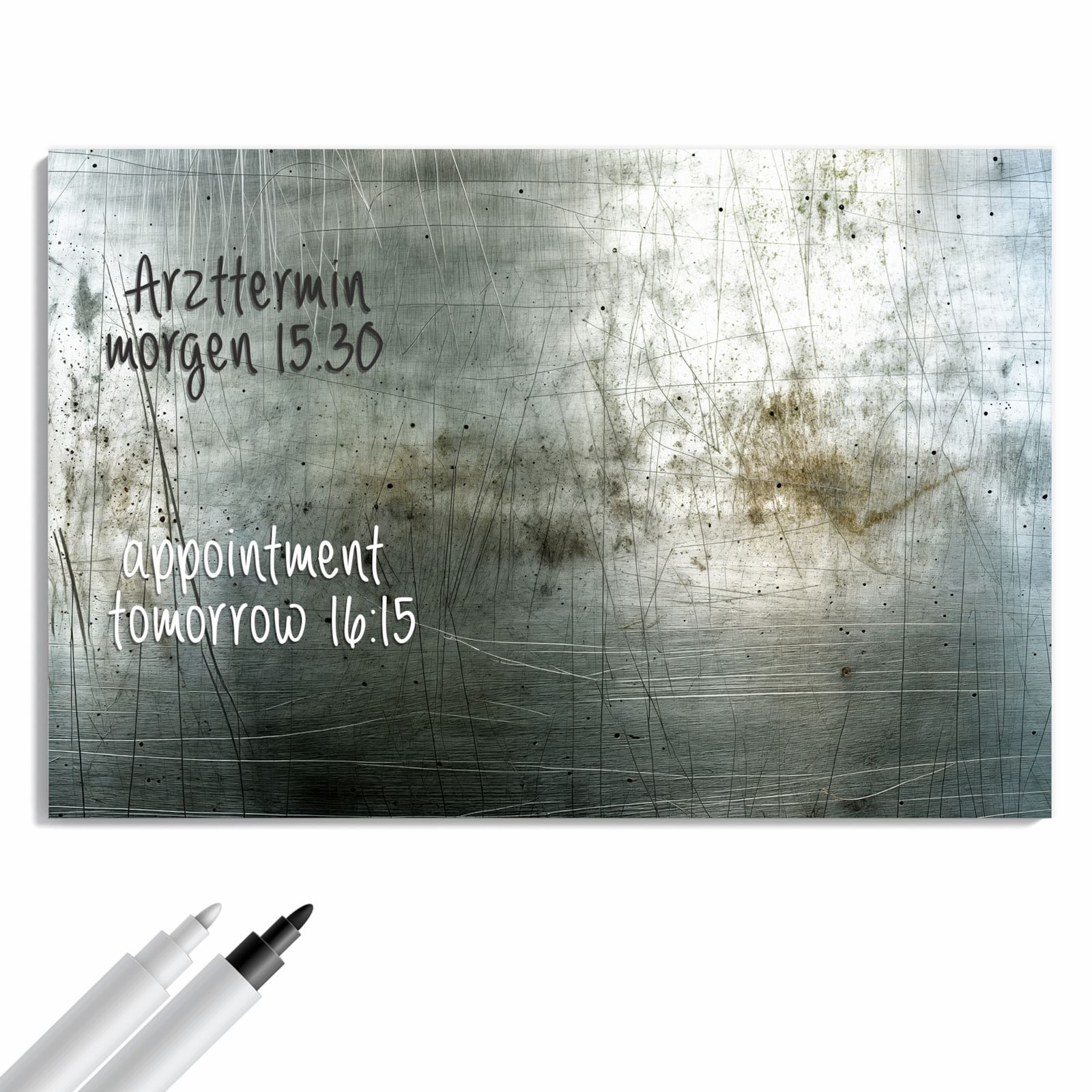 Magnetická tabule – obraz na zeď Opotřebovaný kov | 60 × 40 cm