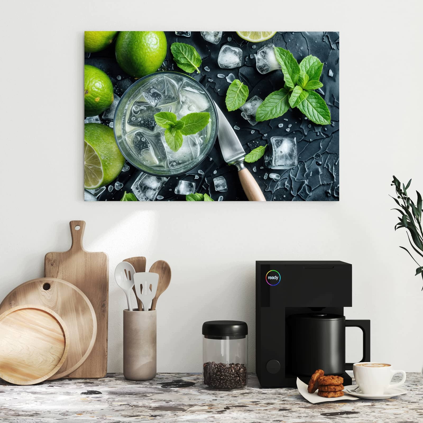 Magnetická tabule – obraz na zeď Svěží limetky | 60 × 40 cm