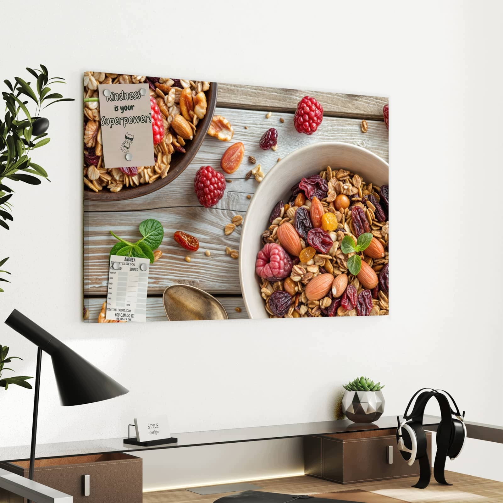 Magnetická tabule – obraz na zeď Luxusní snídaně | 60 × 40 cm