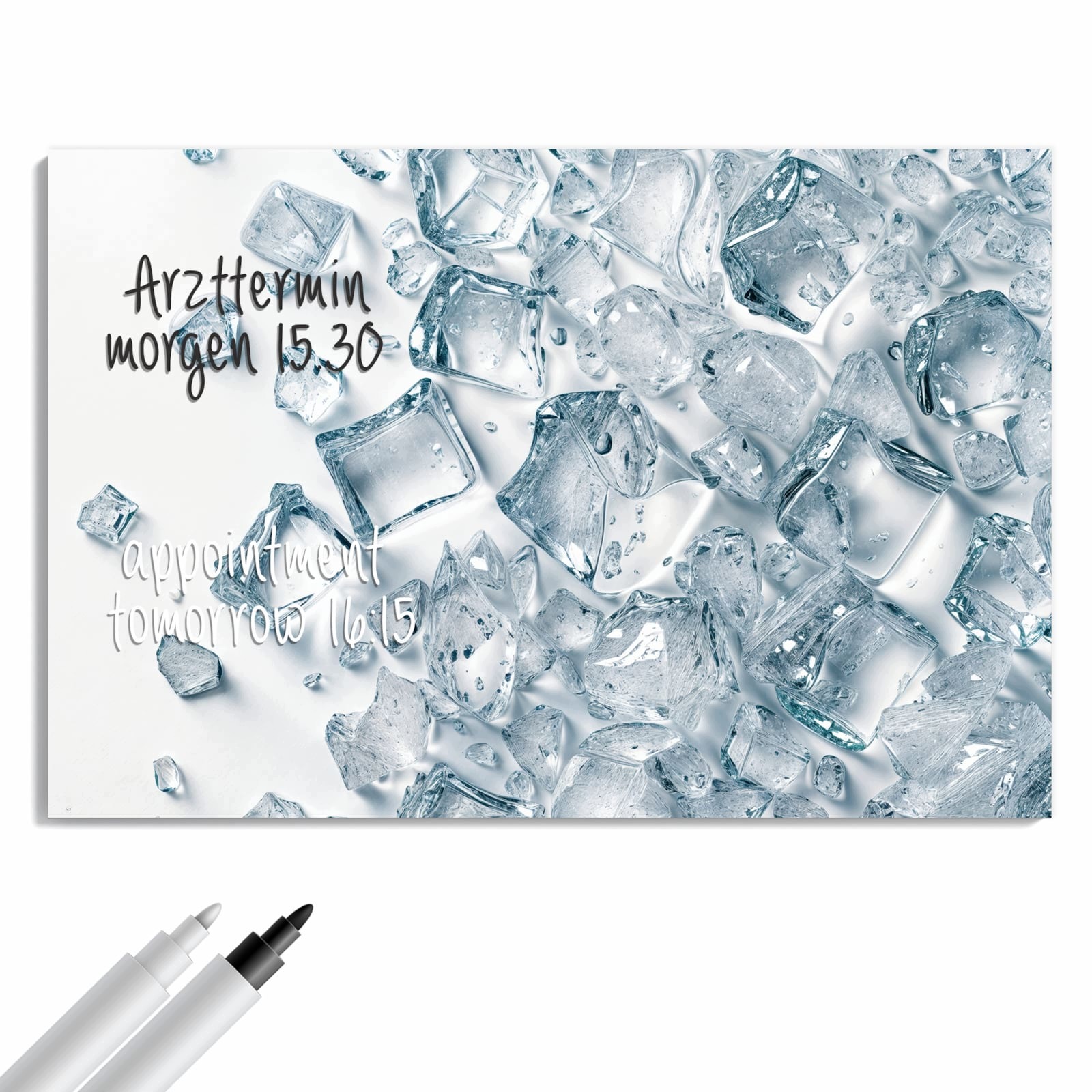 Magnetická tabule – obraz na zeď Kostky ledu hromada | 60 × 40 cm