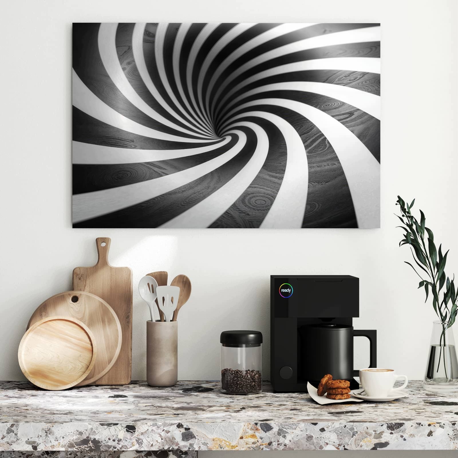 Magnetická tabule – obraz na zeď Hypnotizující vzor | 90 × 60 cm