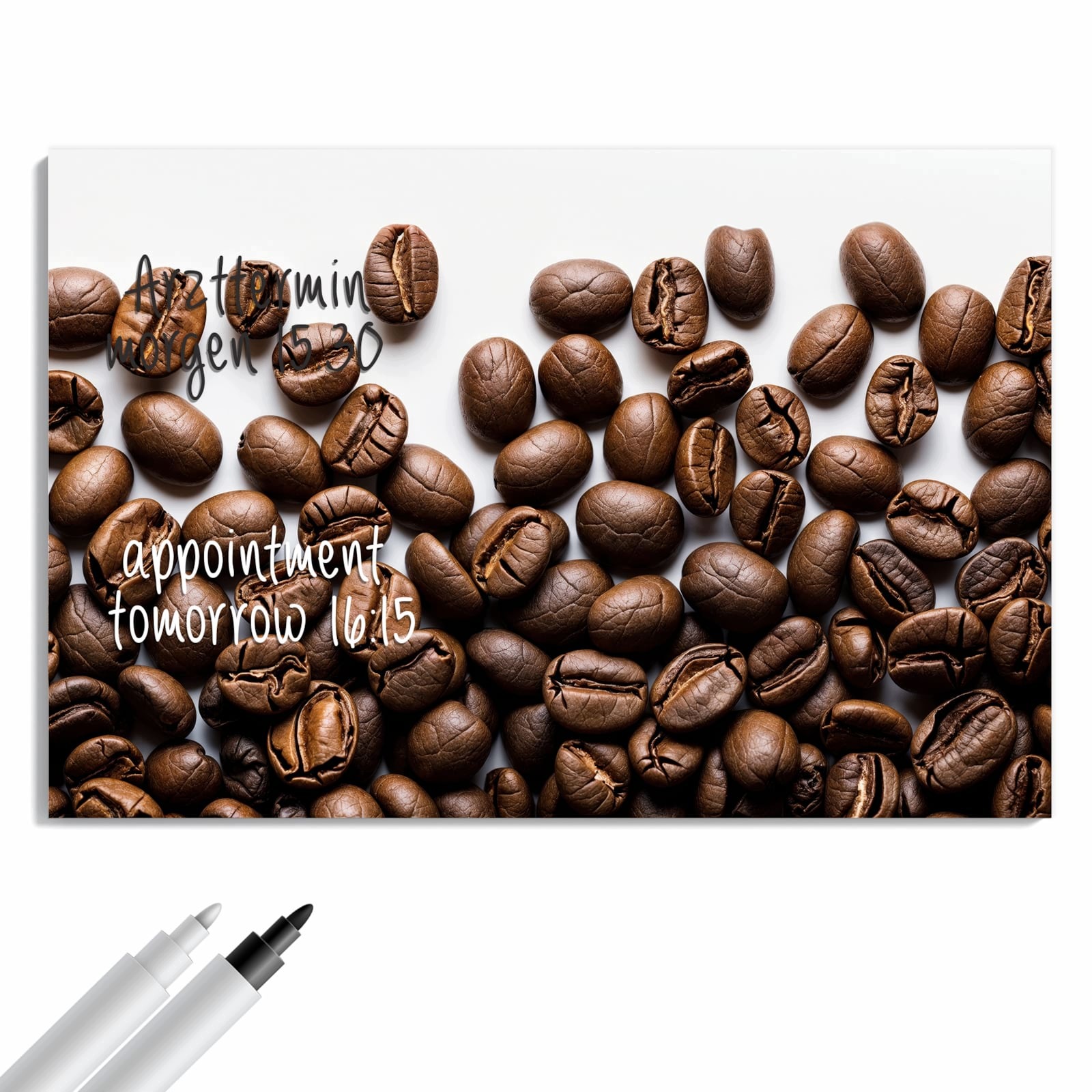 Magnetická tabule – obraz na zeď Teplá zrnka kávy | 60 × 40 cm