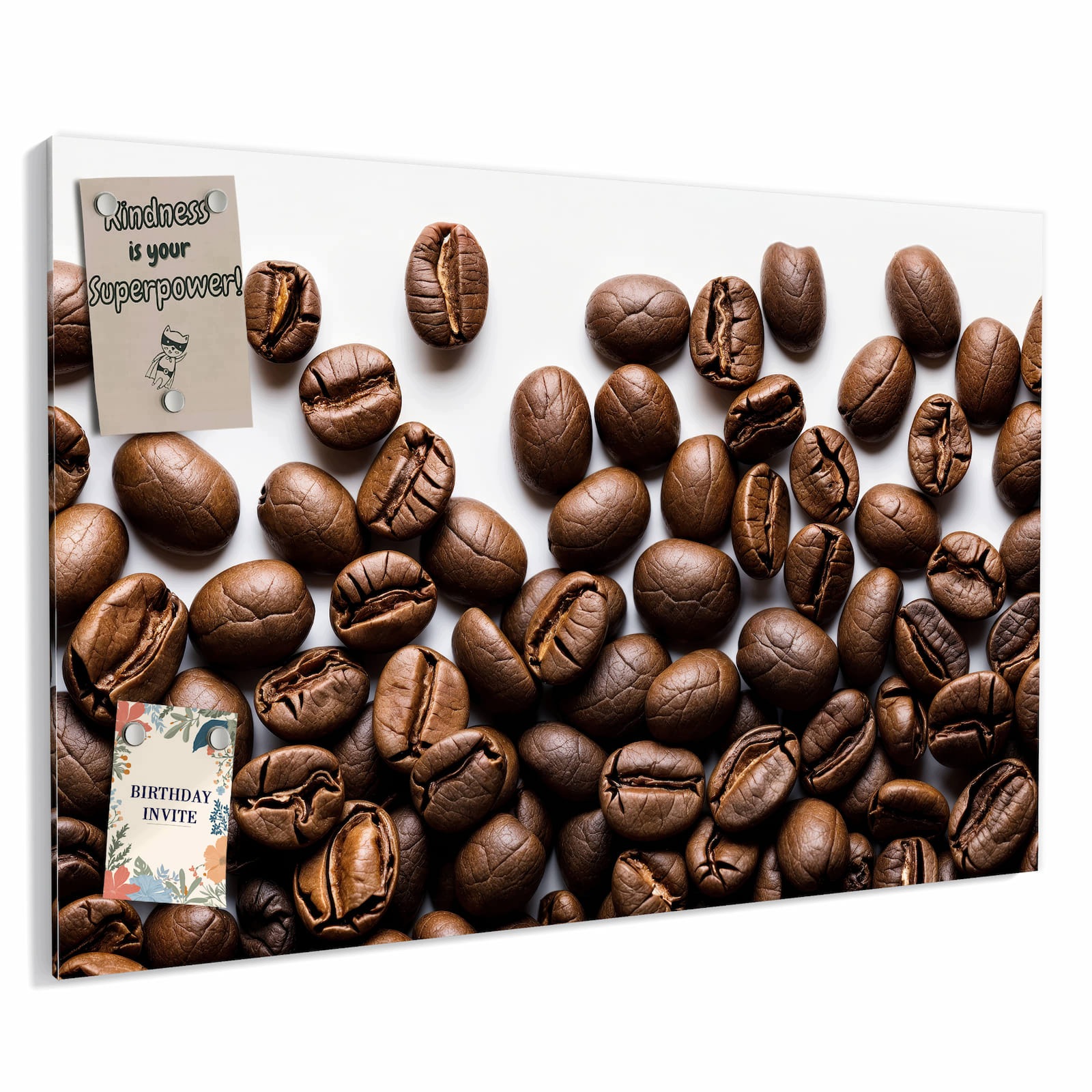 Magnetická tabule – obraz na zeď Teplá zrnka kávy | 60 × 40 cm