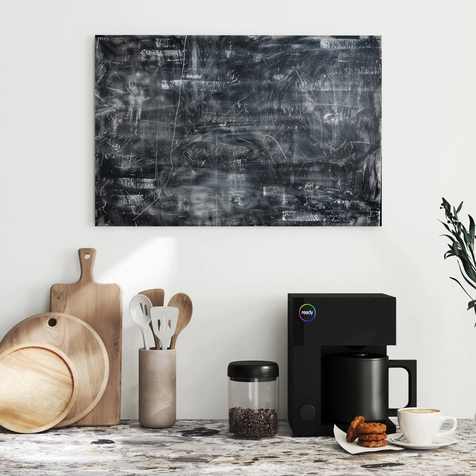 Magnetická tabule – obraz na zeď Abstraktní struktury | 60 × 40 cm
