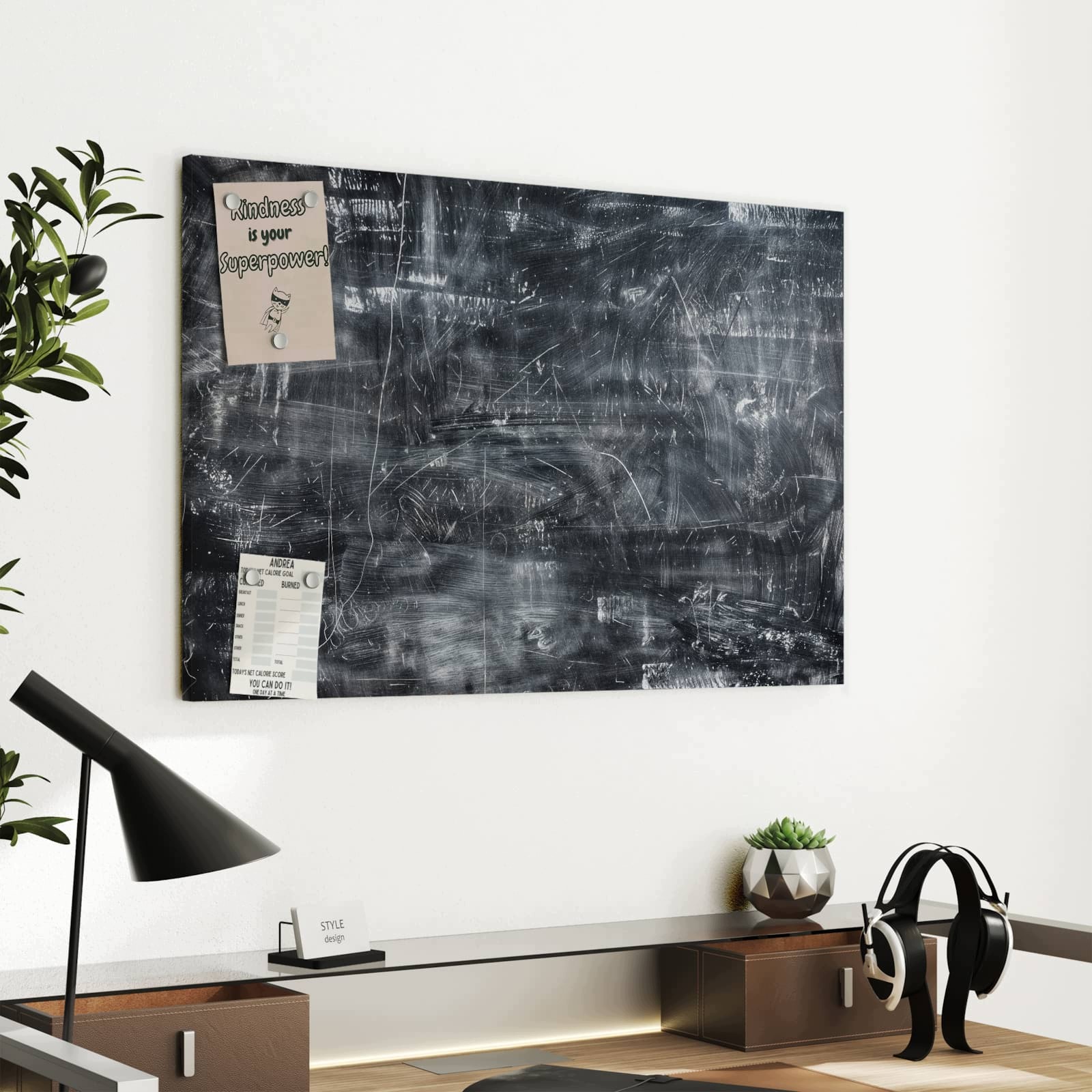 Magnetická tabule – obraz na zeď Abstraktní struktury | 60 × 40 cm