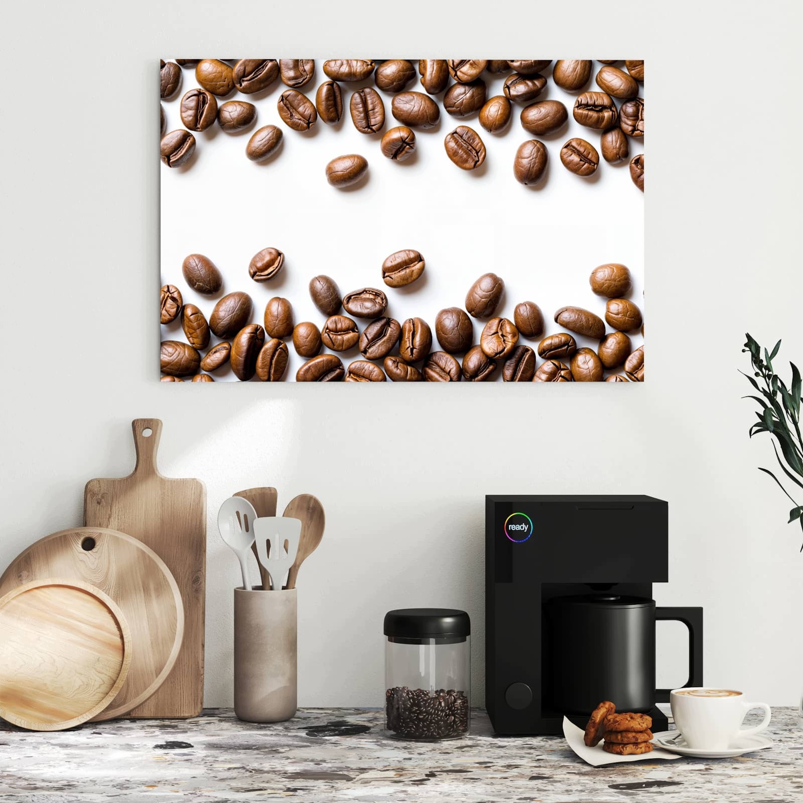 Magnetická tabule – obraz na zeď Zasněná zrna kávy | 60 × 40 cm