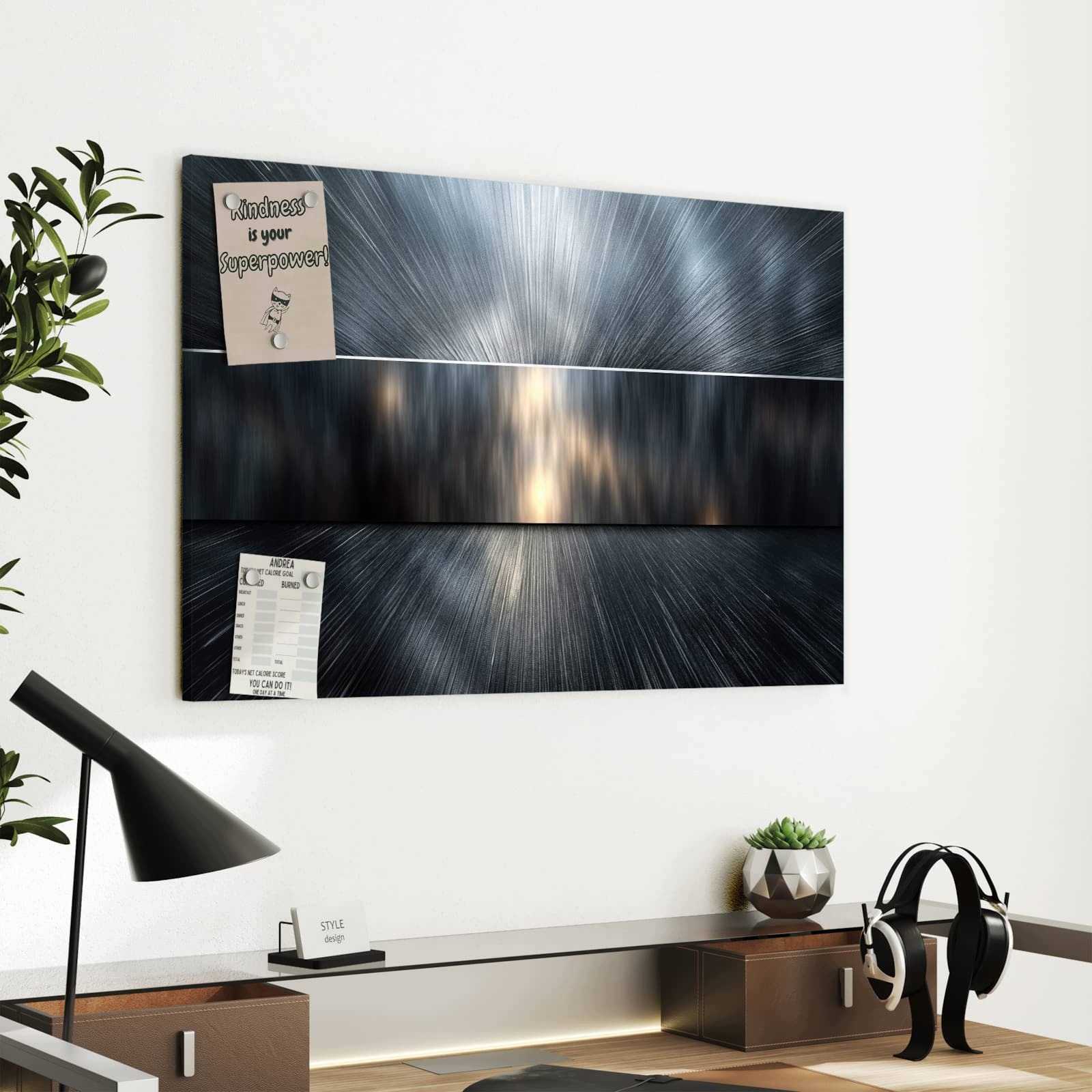 Magnetická tabule – obraz na zeď Záblesk energie | 60 × 40 cm