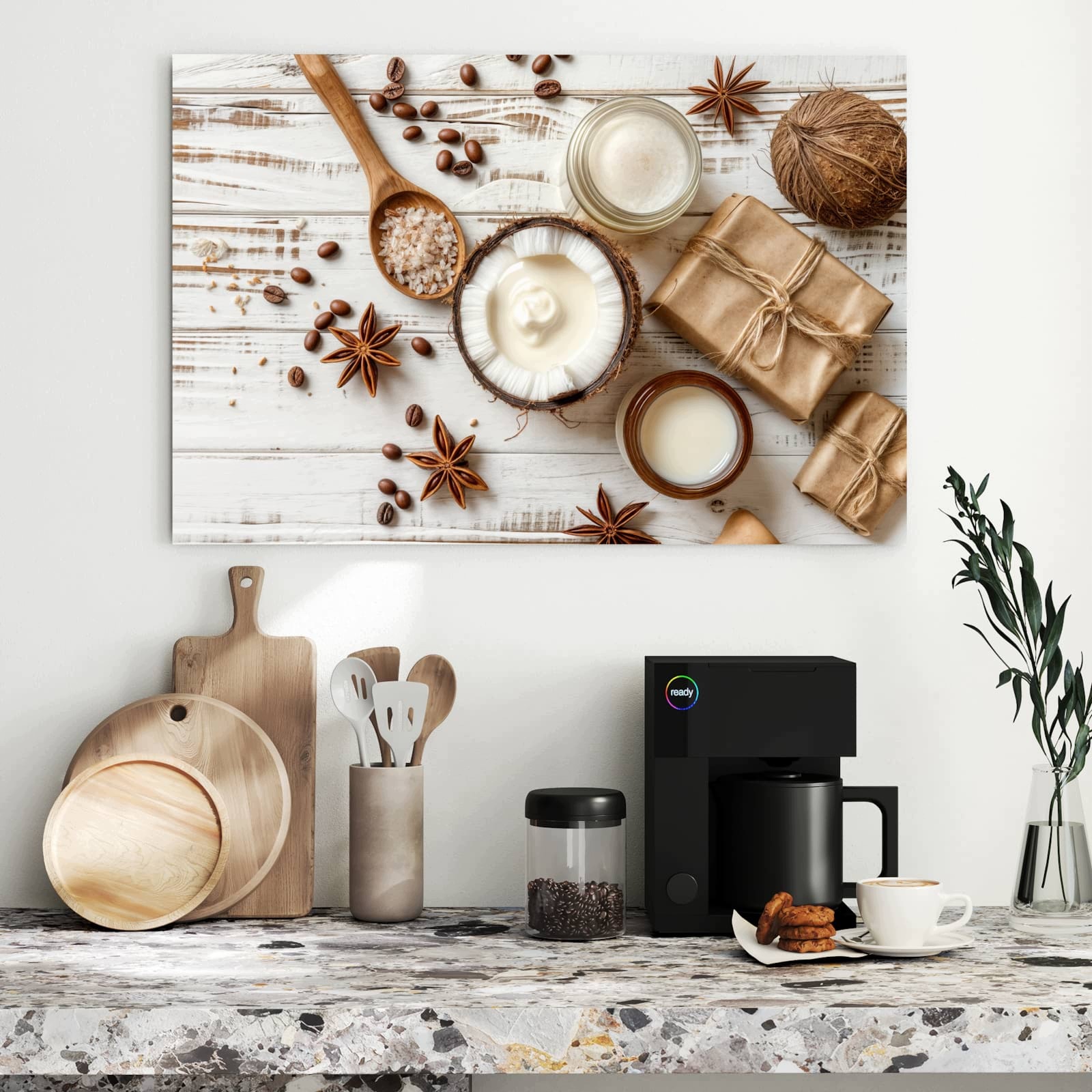 Magnetická tabule – obraz na zeď Přírodní kosmetika | 90 × 60 cm