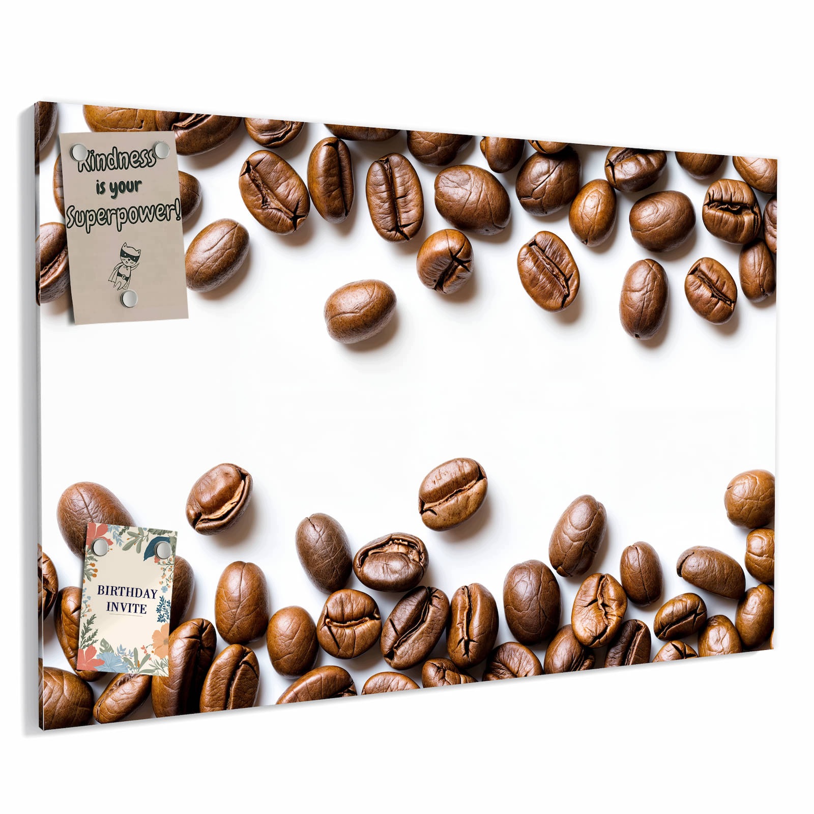 Magnetická tabule – obraz na zeď Zasněná zrna kávy | 90 × 60 cm