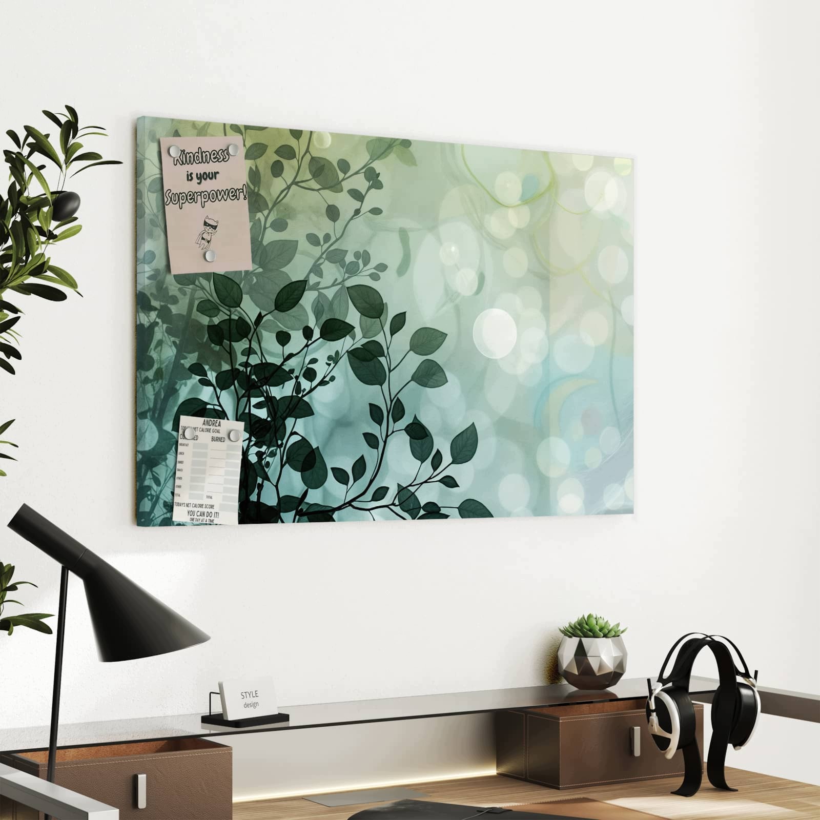 Magnetická tabule – obraz na zeď Sen listů | 60 × 40 cm