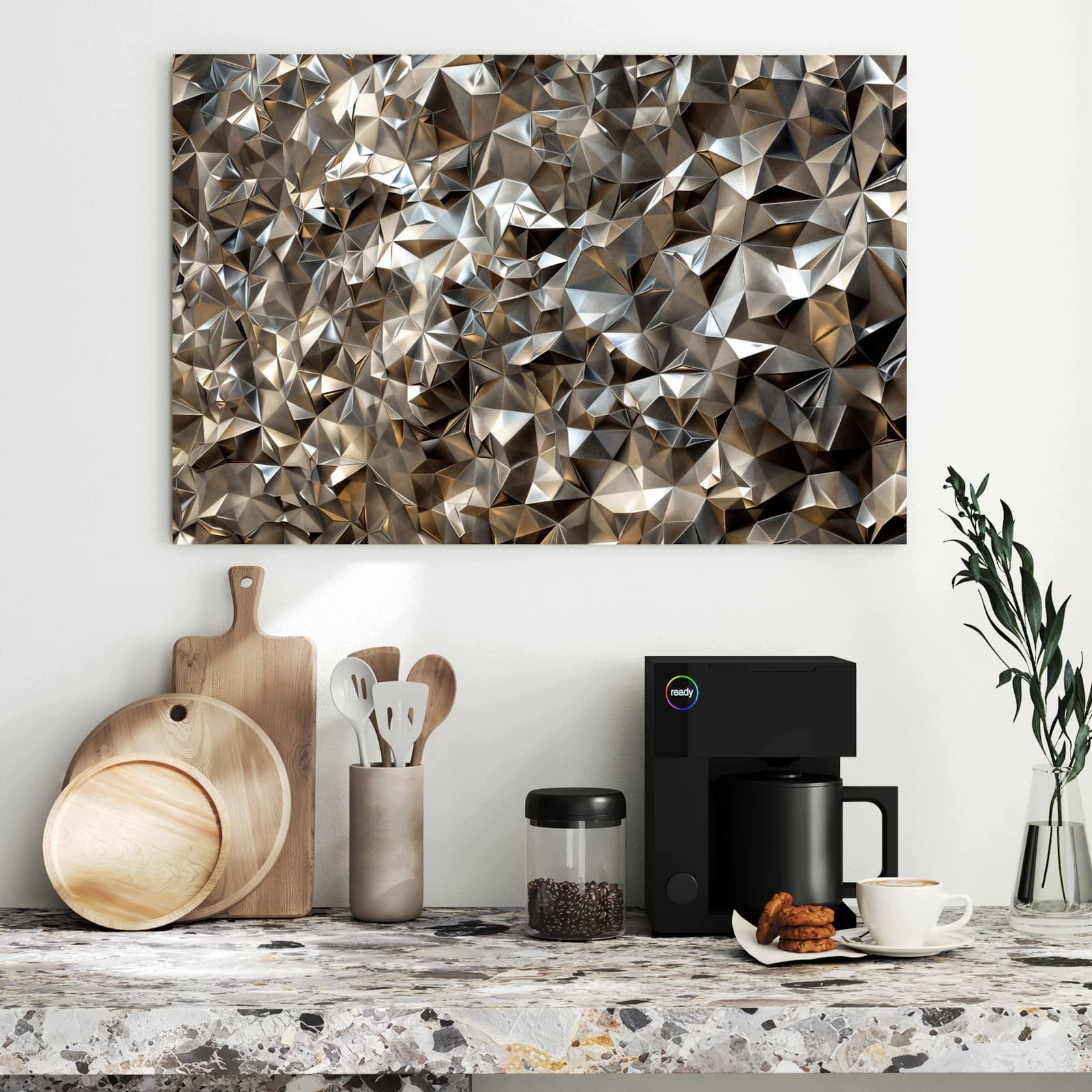 Magnetická tabule – obraz na zeď Geometrický motiv | 90 × 60 cm