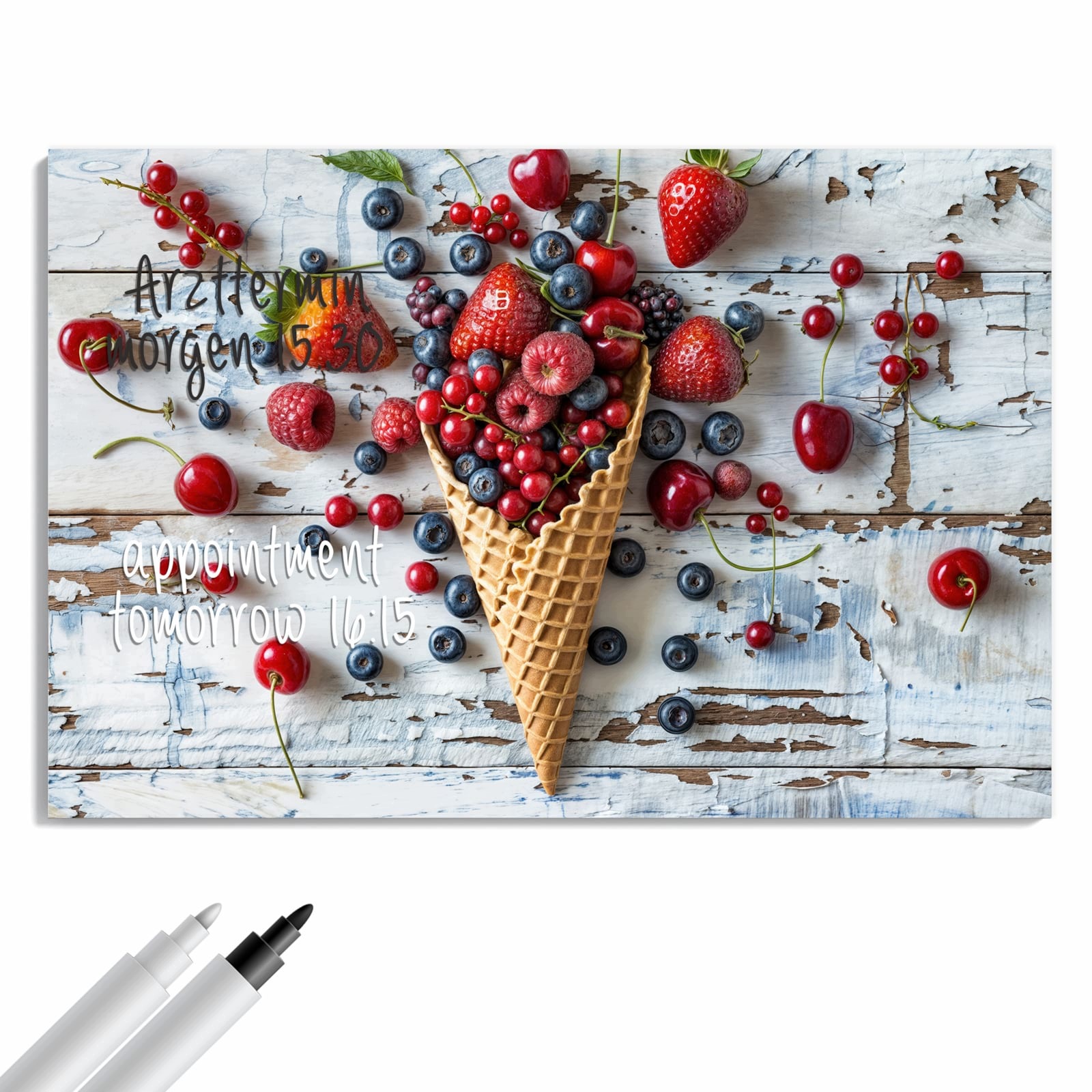 Magnetická tabule – obraz na zeď Ovoce zmrzlina | 60 × 40 cm