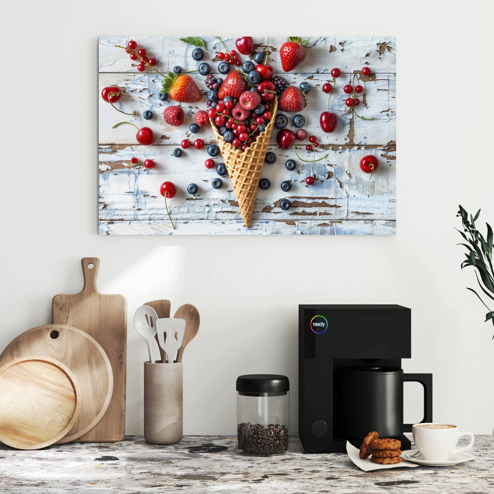Magnetická tabule – obraz na zeď Ovoce zmrzlina | 60 × 40 cm