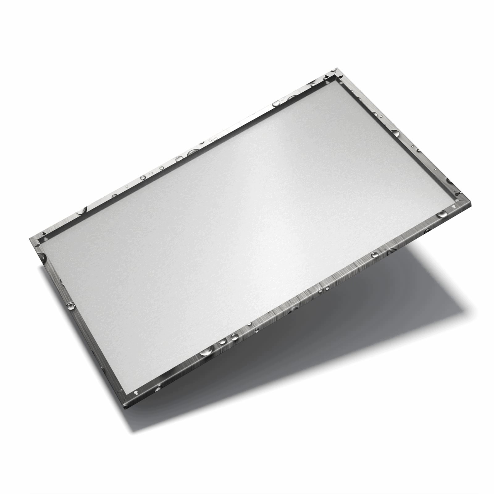 Magnetická tabule – obraz na zeď Kapky vody na kovu | 90 × 60 cm