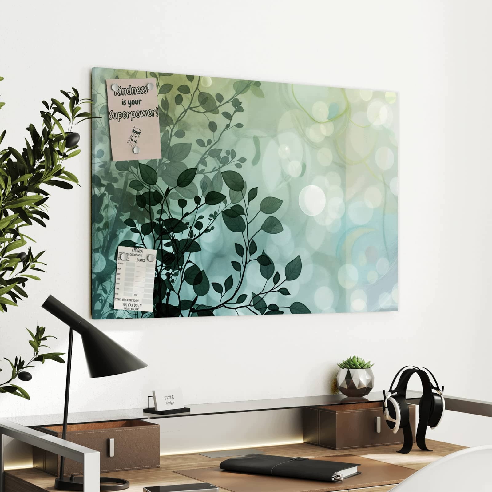 Magnetická tabule – obraz na zeď Sen listů | 90 × 60 cm