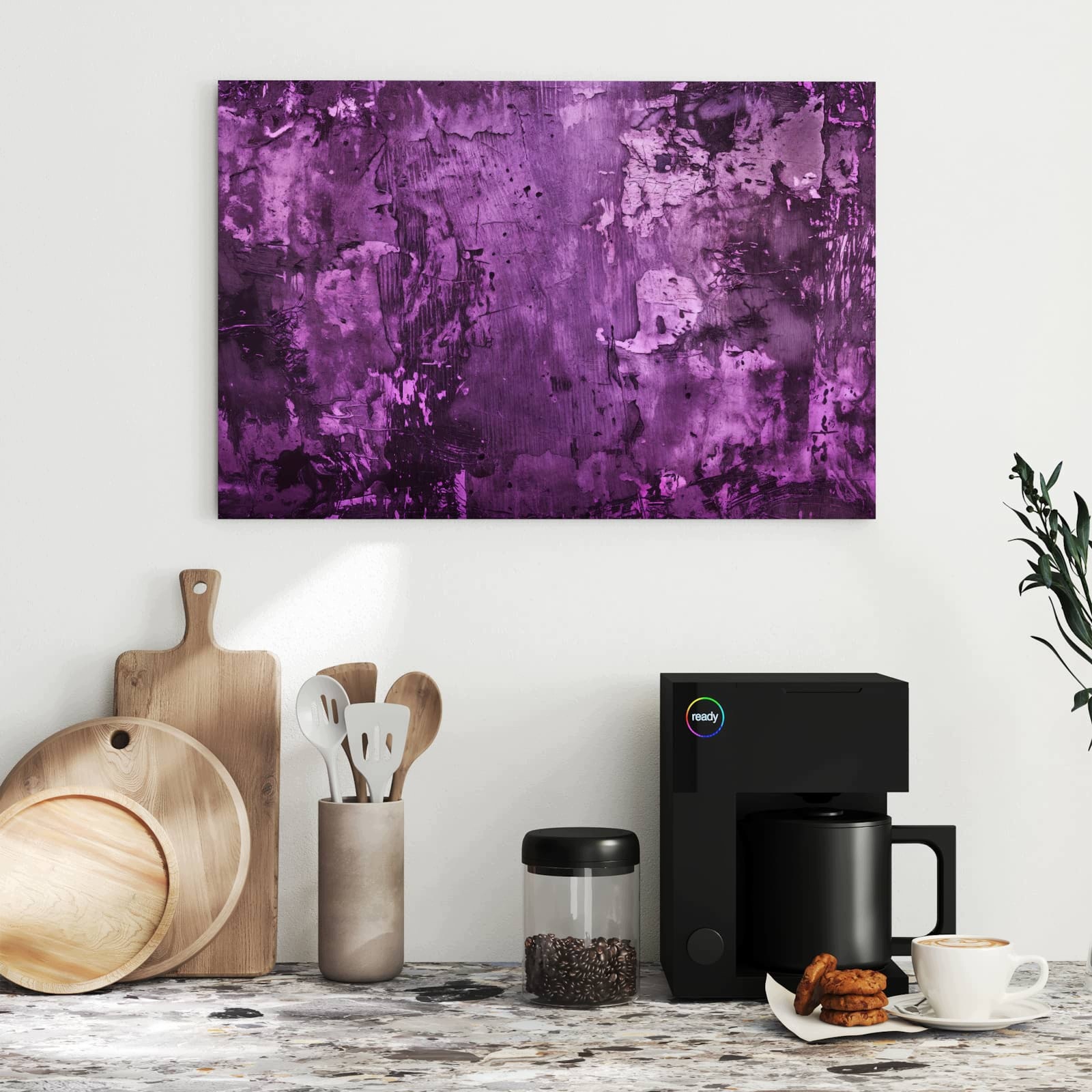 Magnetická tabule – obraz na zeď Abstraktní stěna | 60 × 40 cm