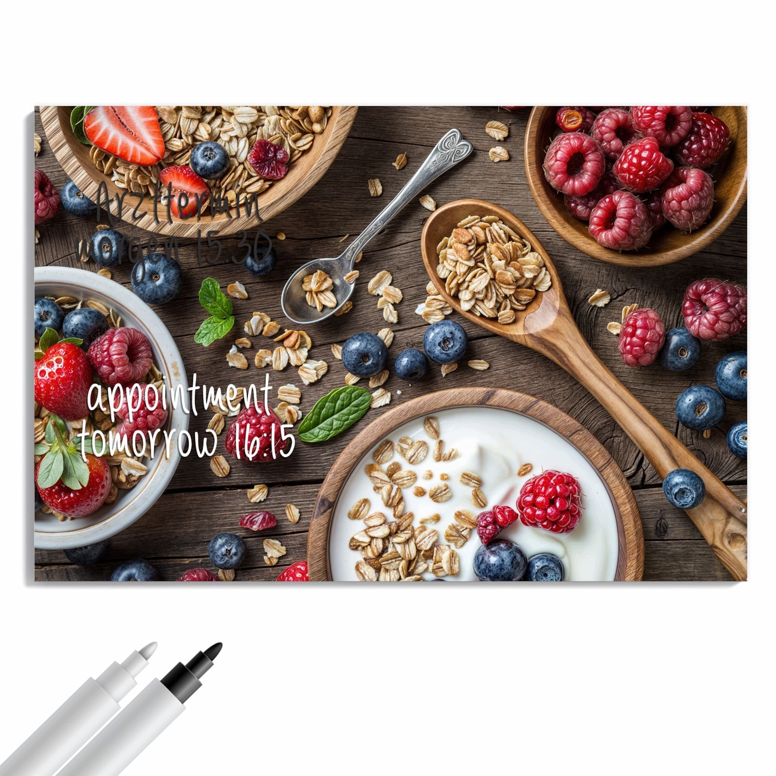 Magnetická tabule – obraz na zeď Müsli s bobulemi | 60 × 40 cm