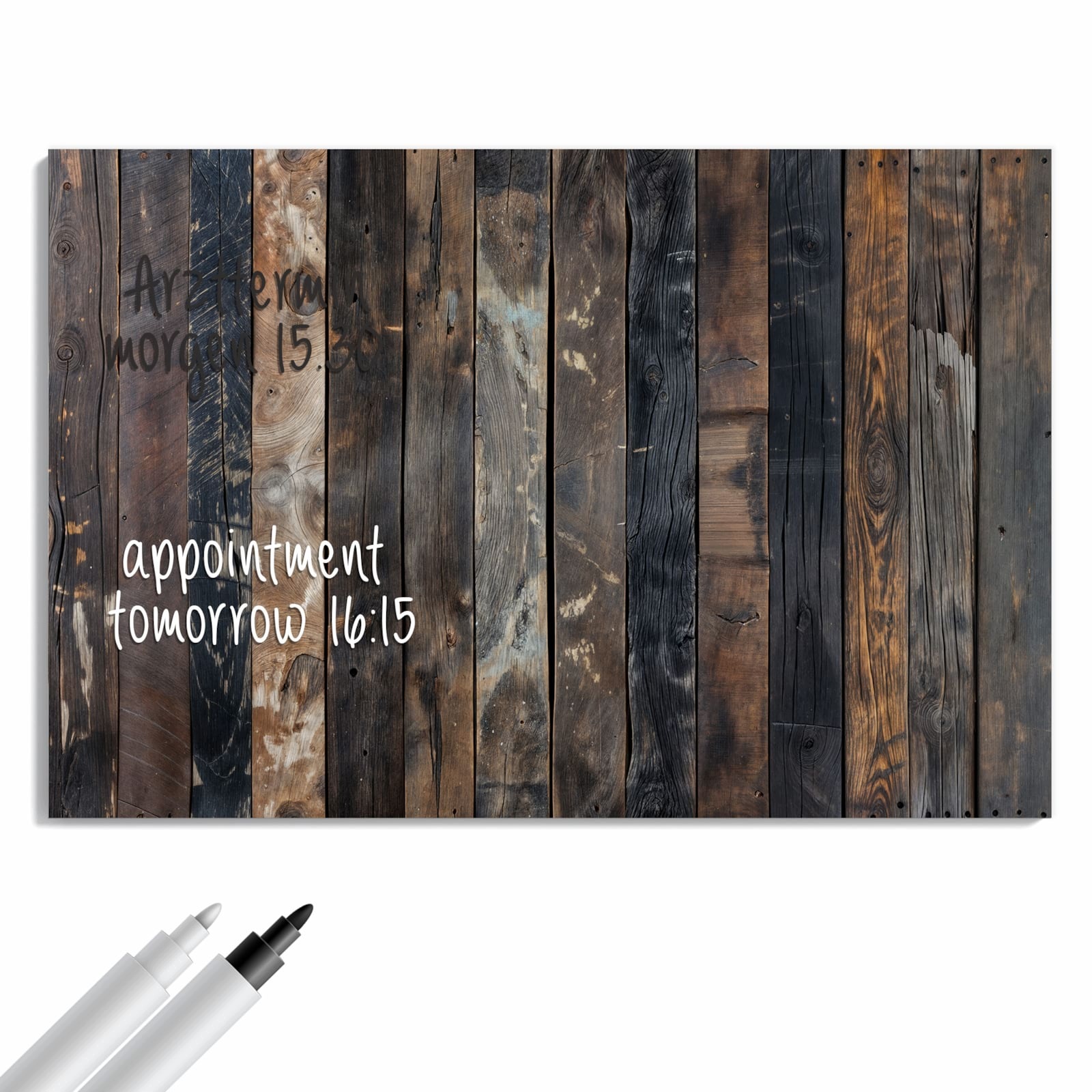 Magnetická tabule – obraz na zeď Hnědá podlahová prkna | 60 × 40 cm