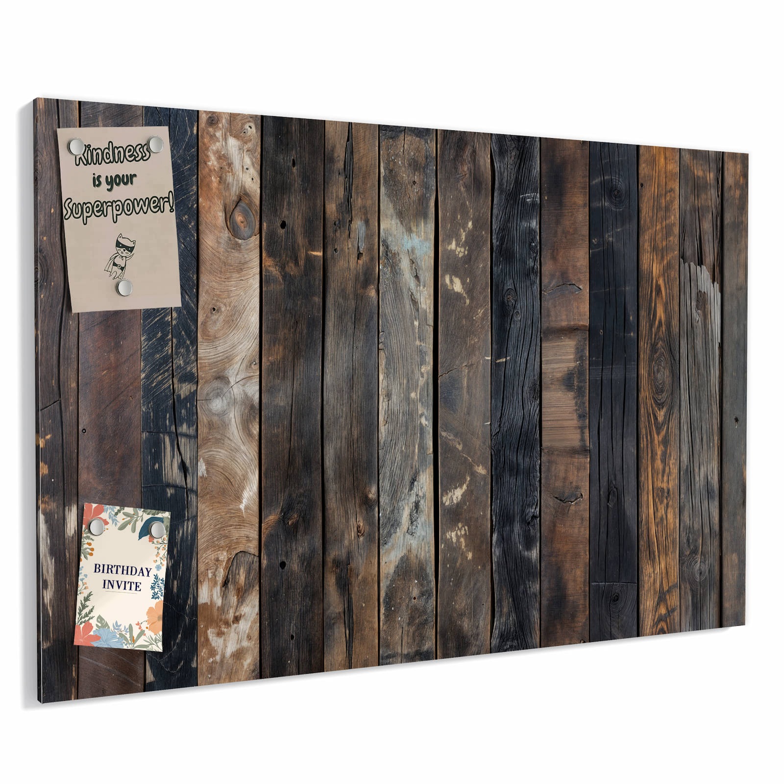 Magnetická tabule – obraz na zeď Hnědá podlahová prkna | 60 × 40 cm