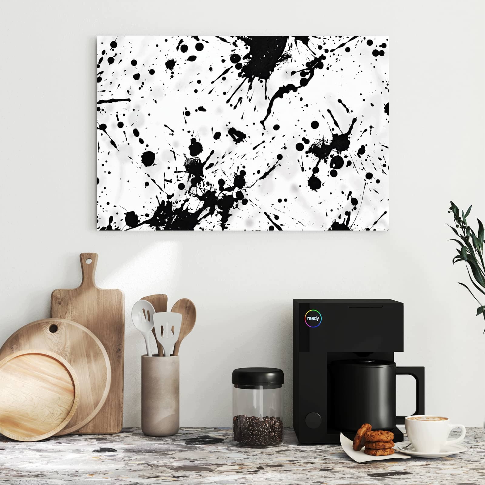 Magnetická tabule – obraz na zeď Barevné skvrny | 60 × 40 cm