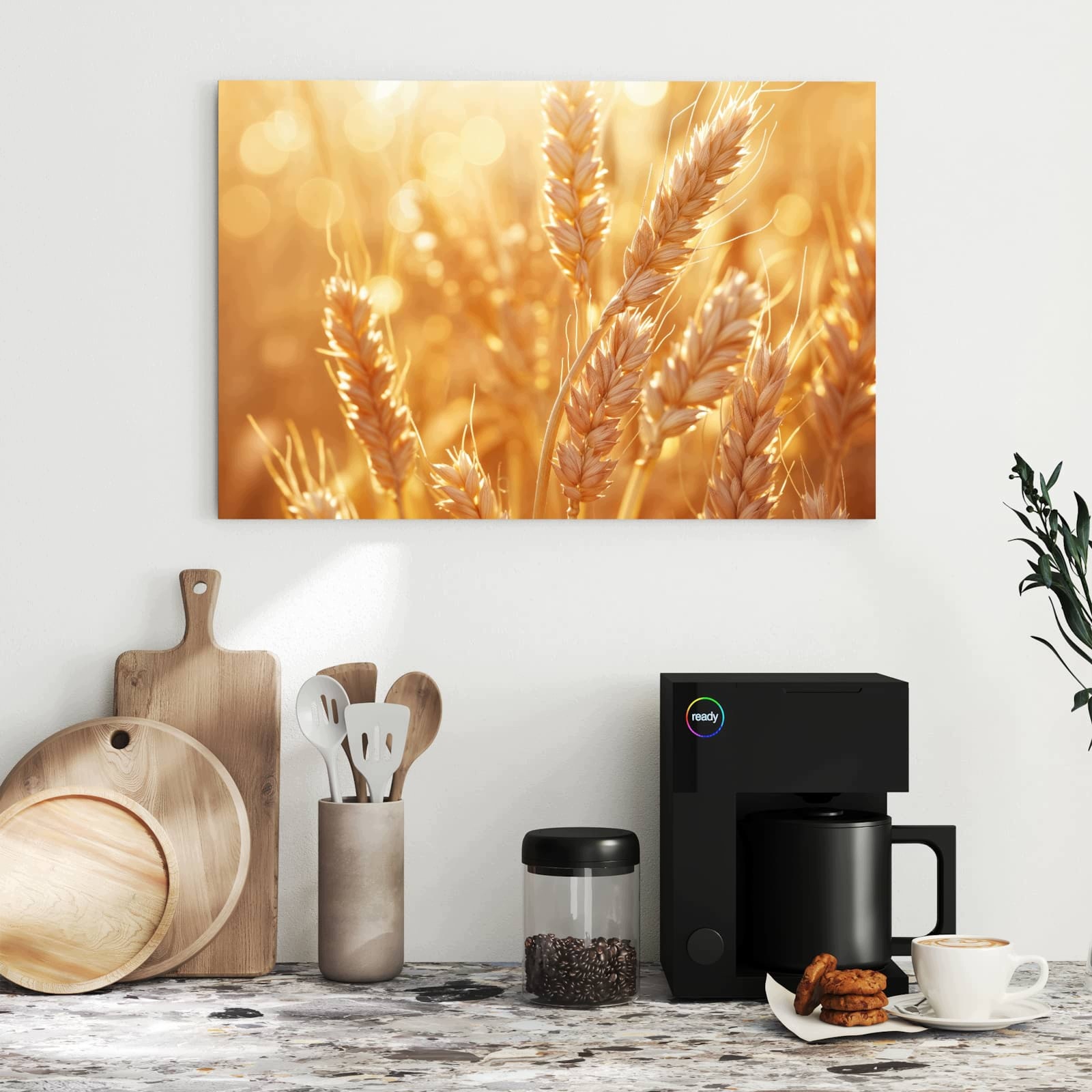 Magnetická tabule – obraz na zeď Pole pšenice – motiv 2 | 60 × 40 cm