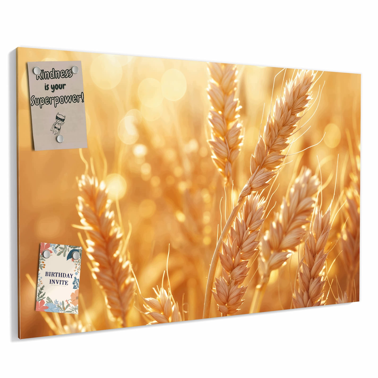 Magnetická tabule – obraz na zeď Pole pšenice – motiv 2 | 60 × 40 cm