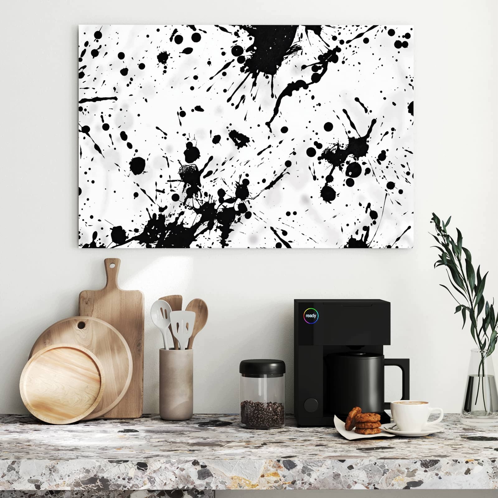 Magnetická tabule – obraz na zeď Barevné skvrny | 90 × 60 cm