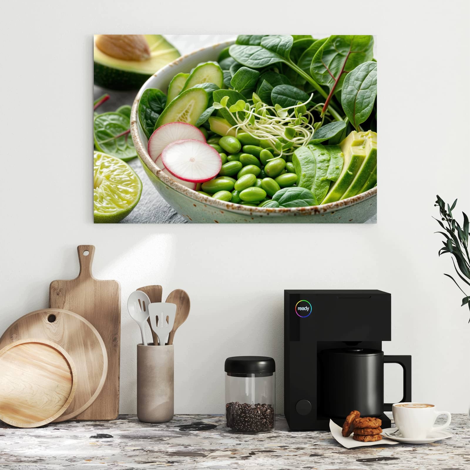 Magnetická tabule – obraz na zeď Zdravý salát | 60 × 40 cm