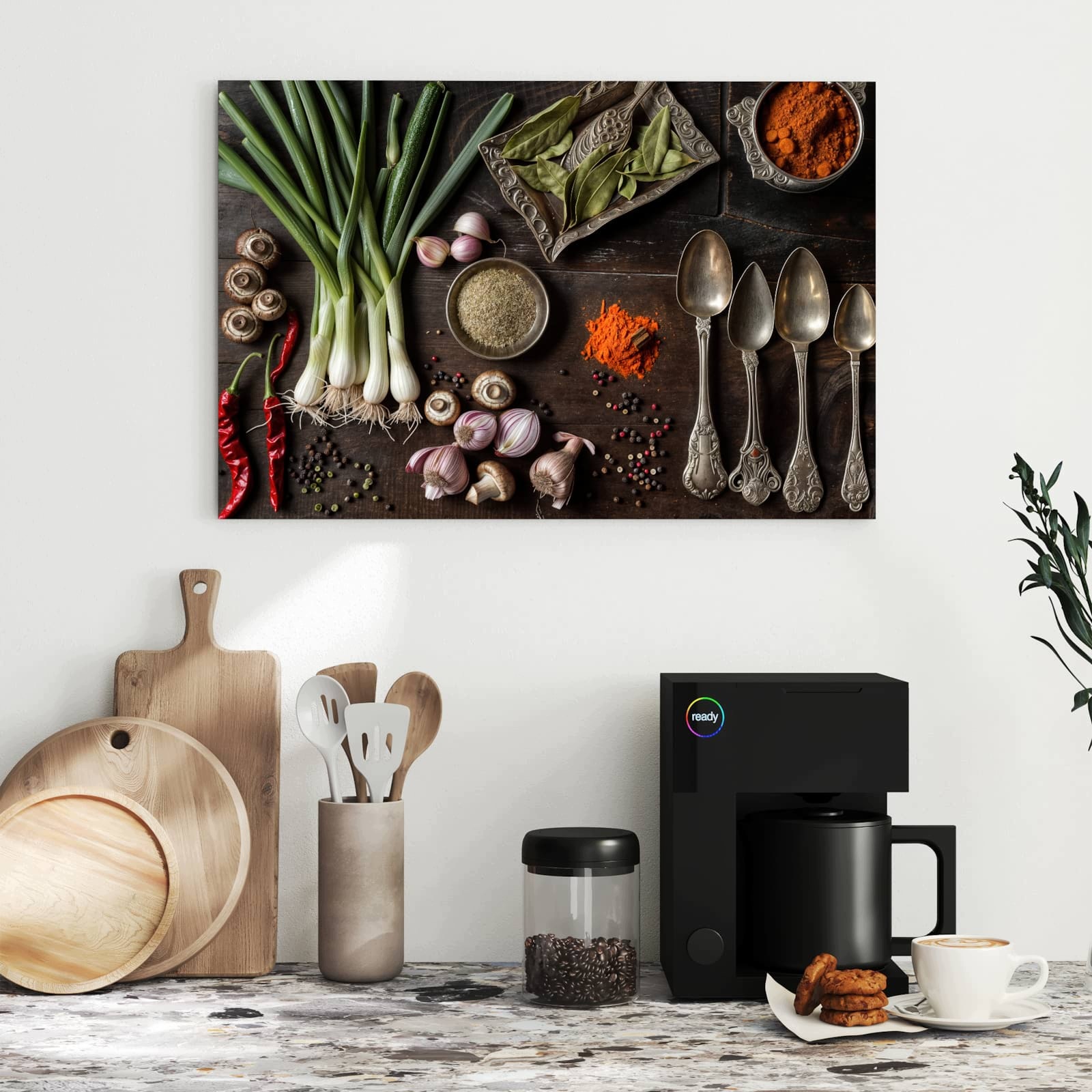 Magnetická tabule – obraz na zeď Vášeň pro vaření | 60 × 40 cm